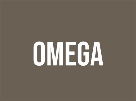 omega english|omega meaning slang.